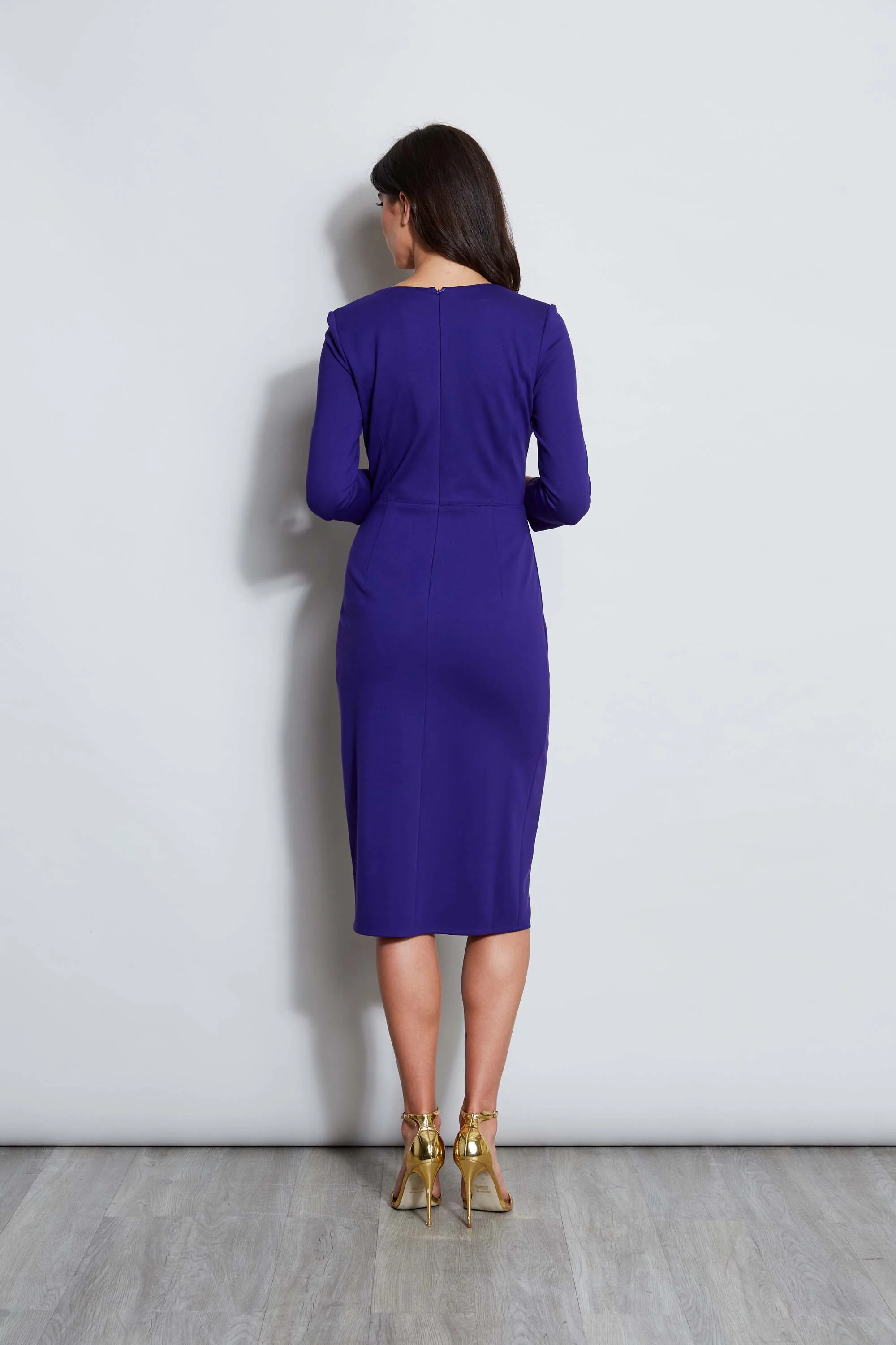 Keyhole Ring Wrap Dress - Image 5