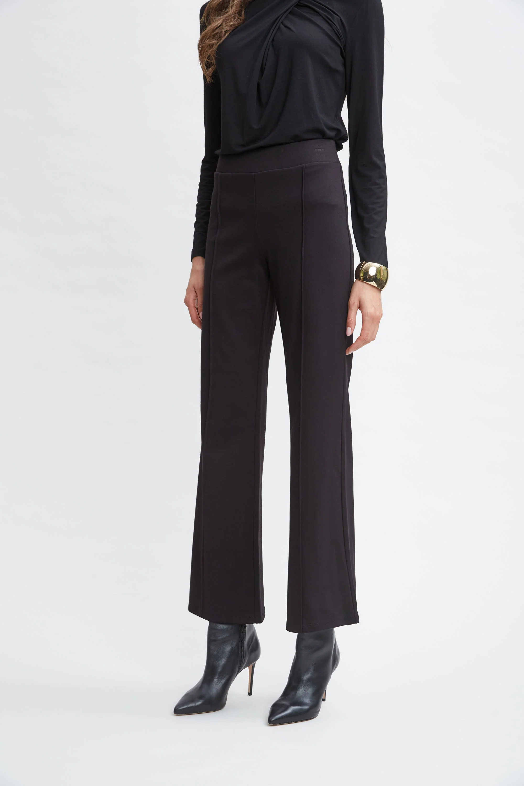 T-Tahari Flare Knit Pant - Image 3