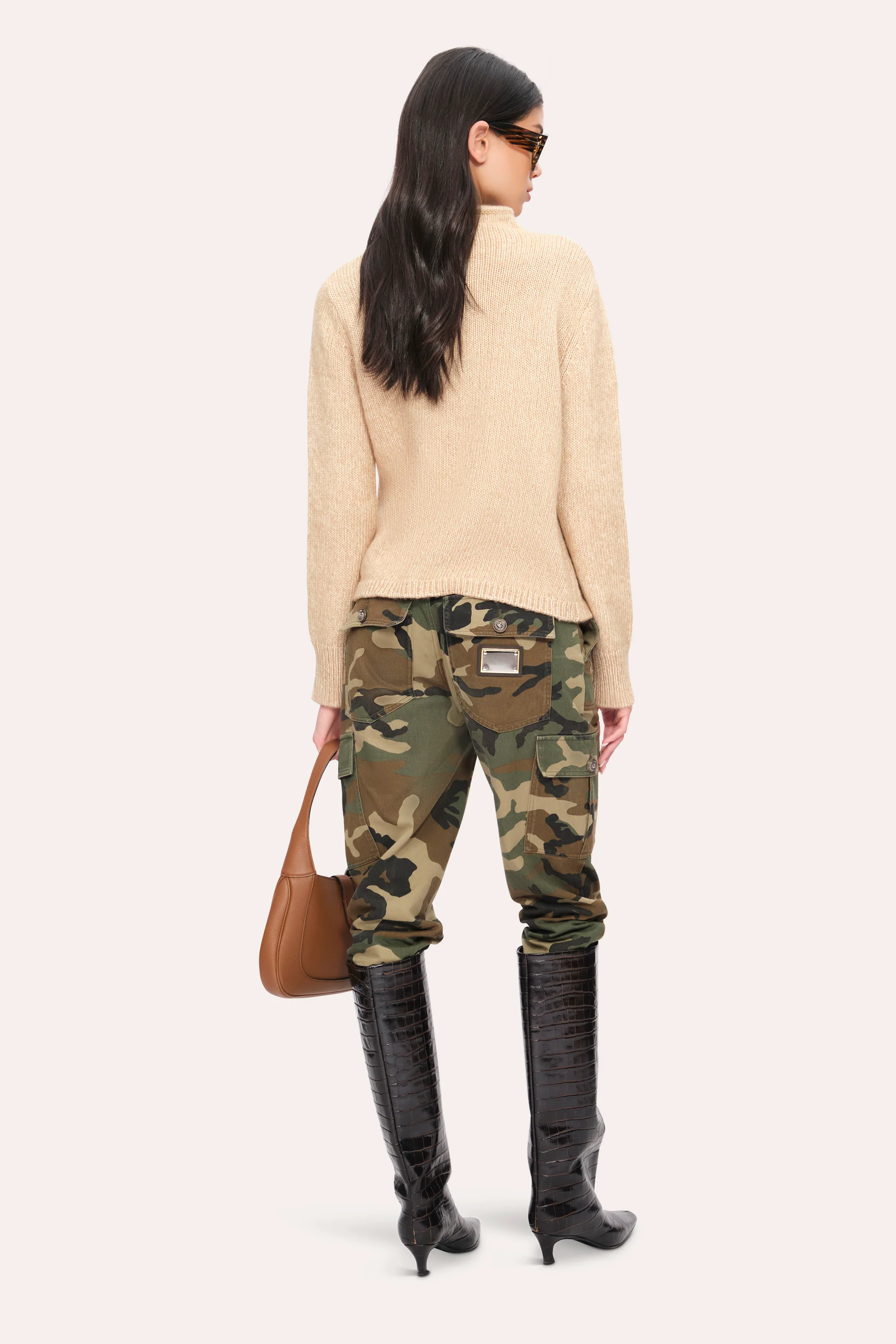 Cable Cotton Wool Sweater - Image 4