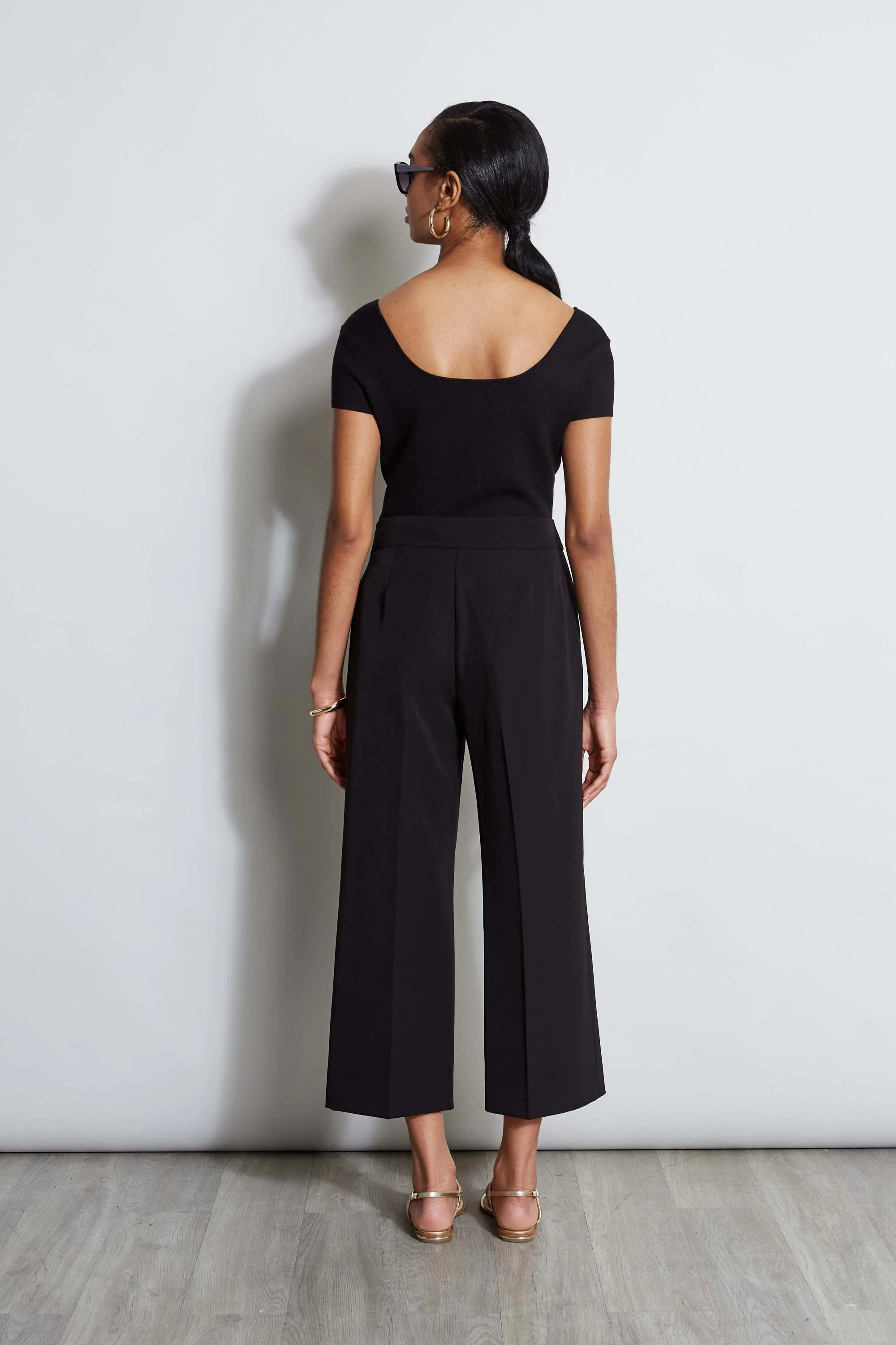 T-Tahari Short Sleeve Contour Sweater - Image 3