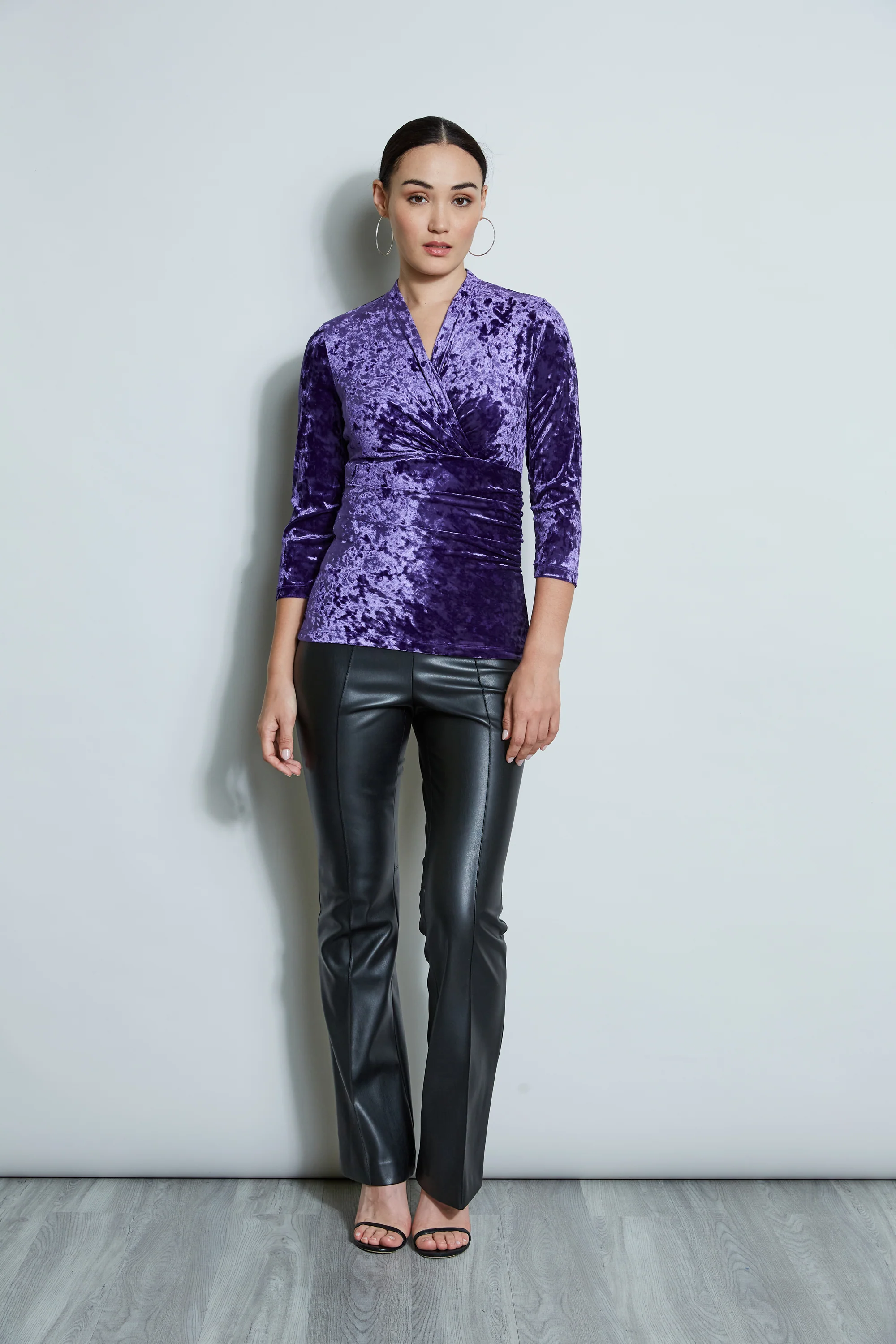 Crushed Velvet Ruched Knit - Image 2