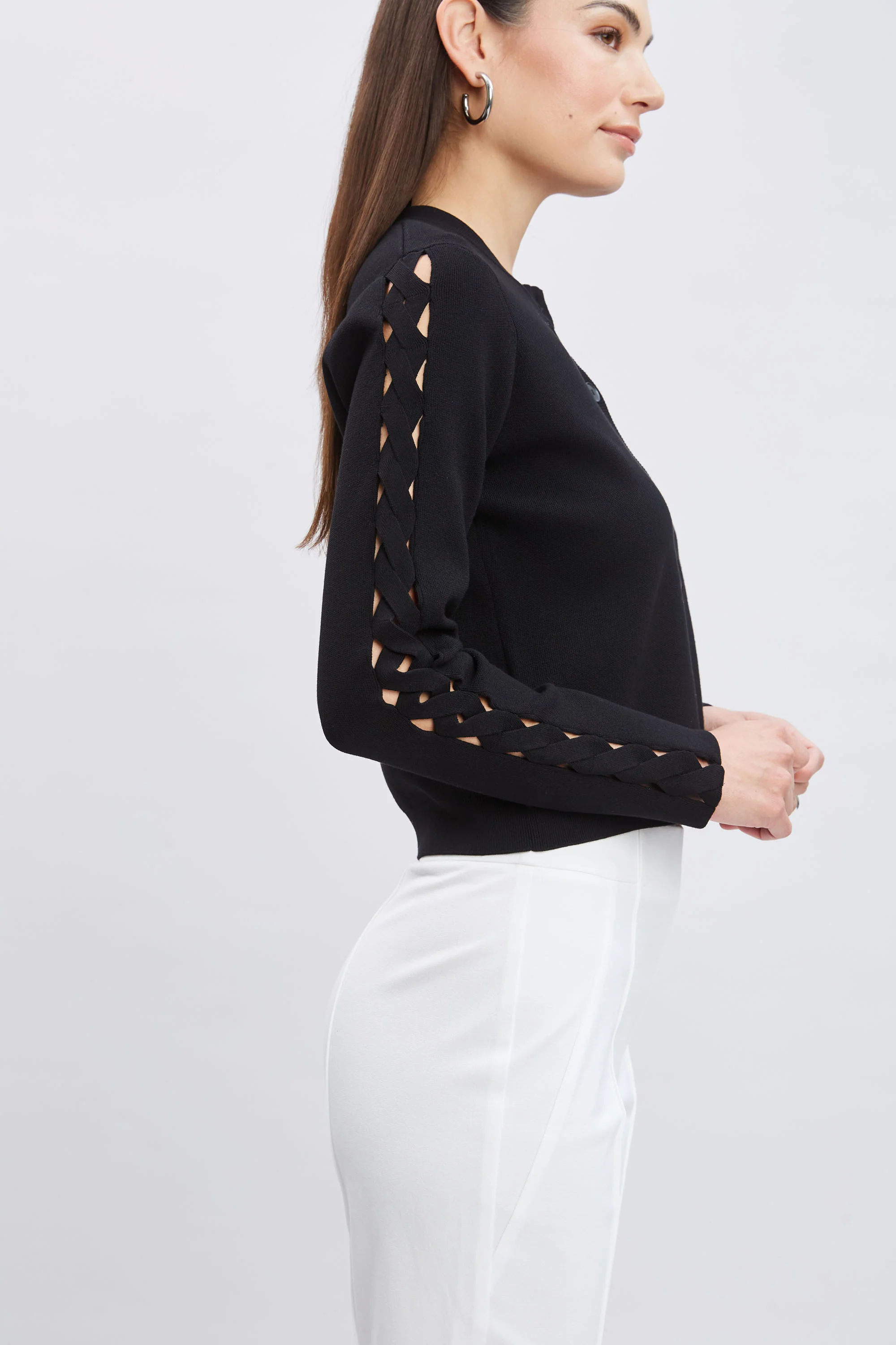 Cut Out Cardigan - Image 5