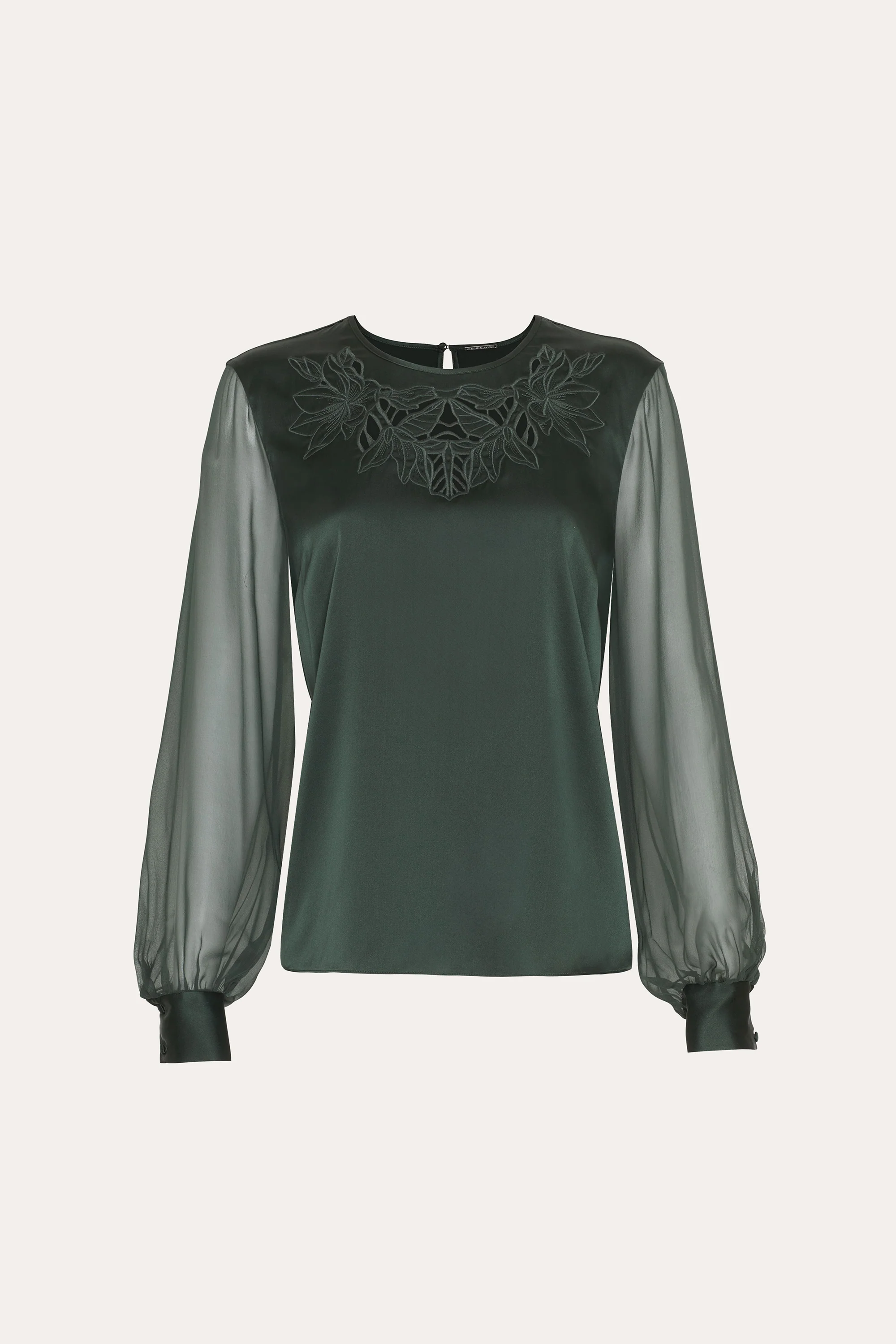 Olivia Silk Blouse - Image 2
