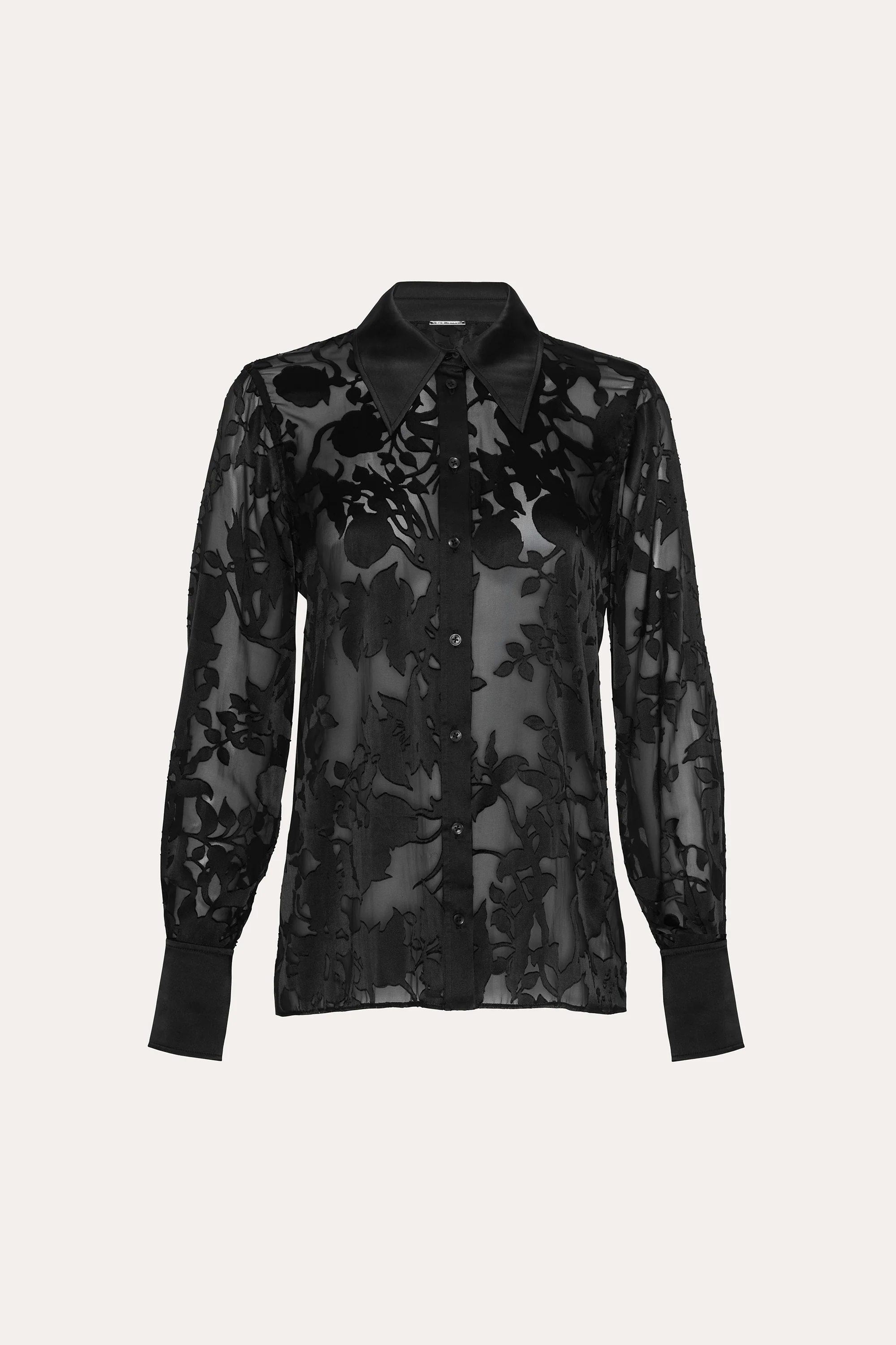 Satin Burnout Shirt - Image 2