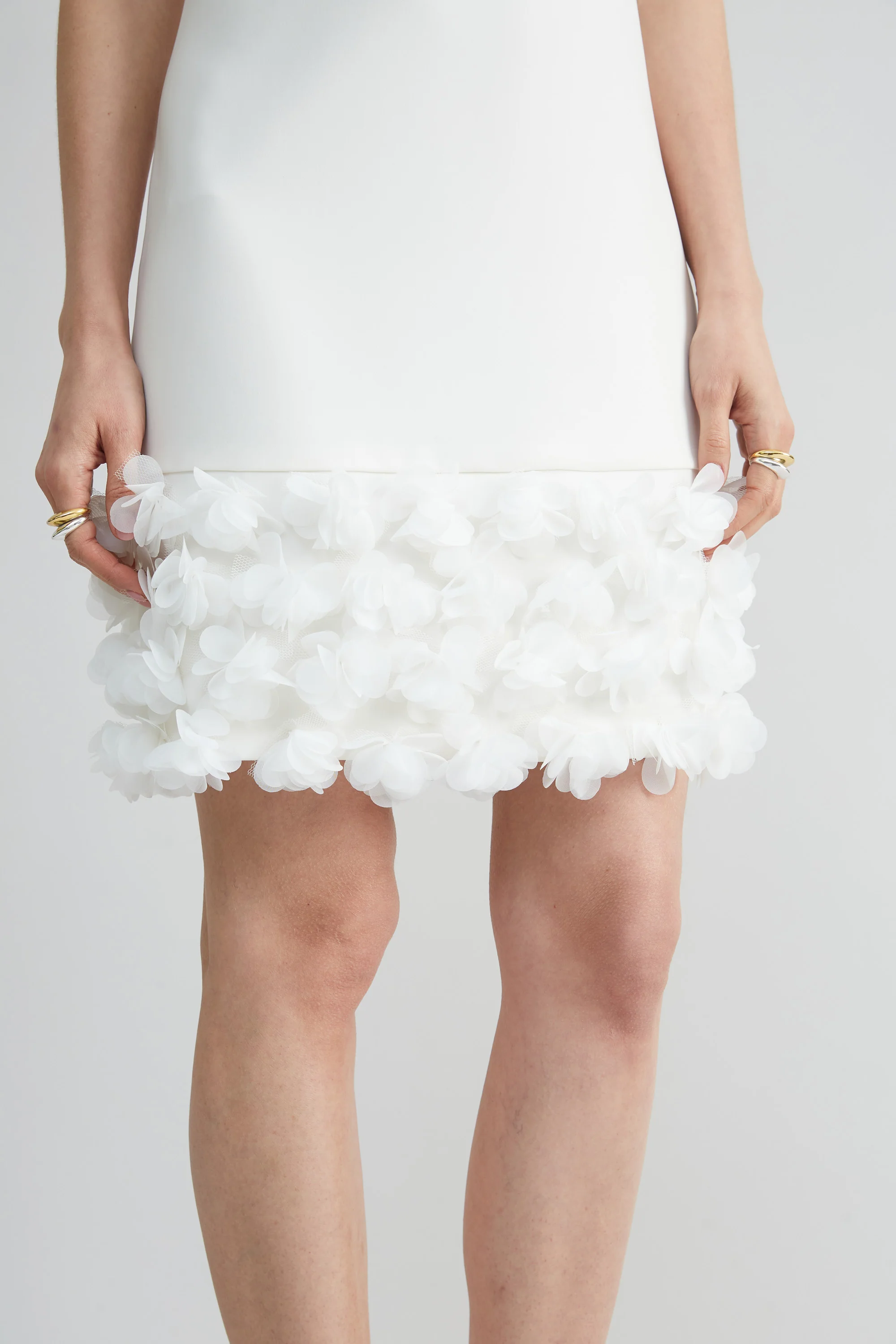 Floral Hem Shift Dress - Image 3