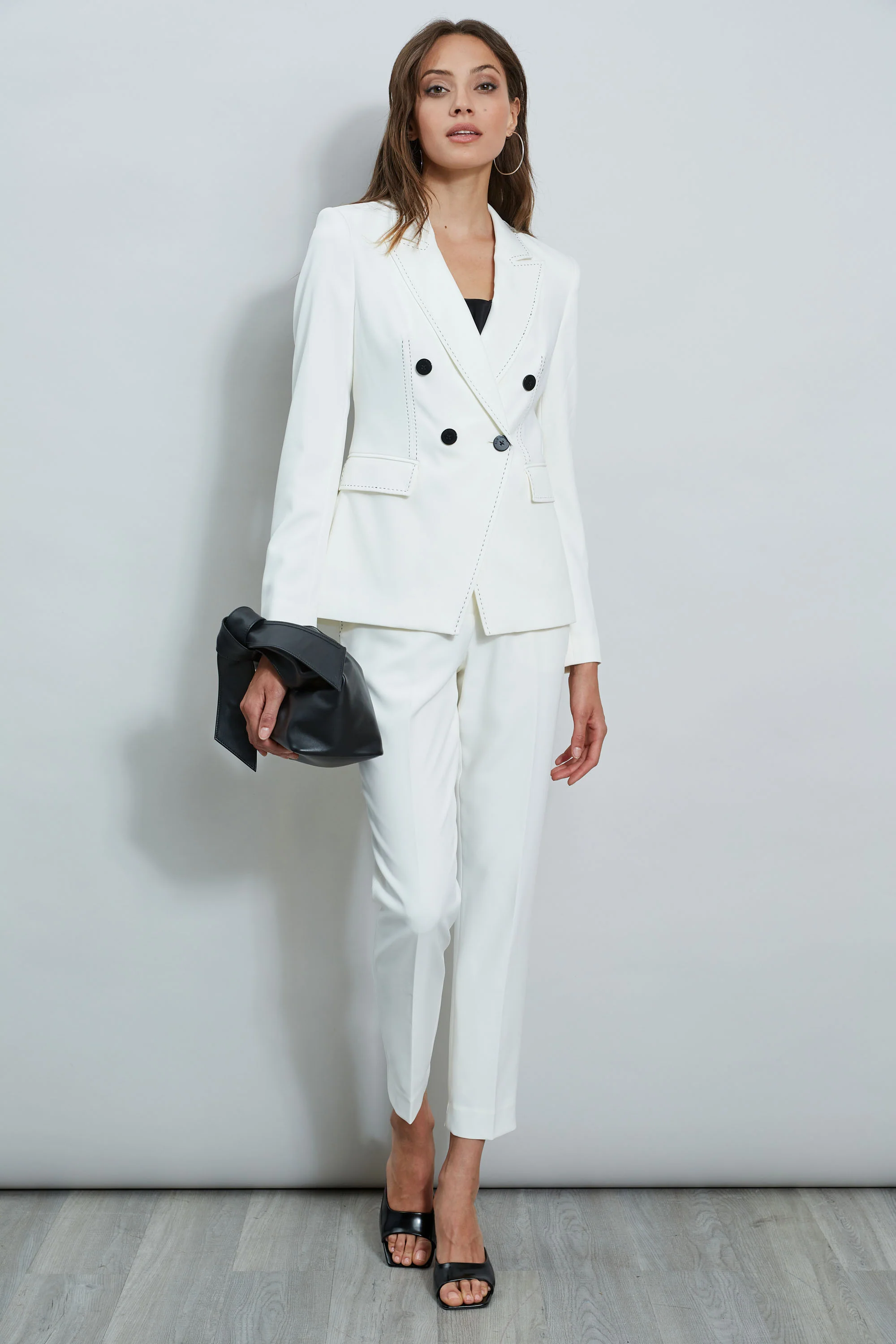 Stitch Double Breasted Blazer - Image 5