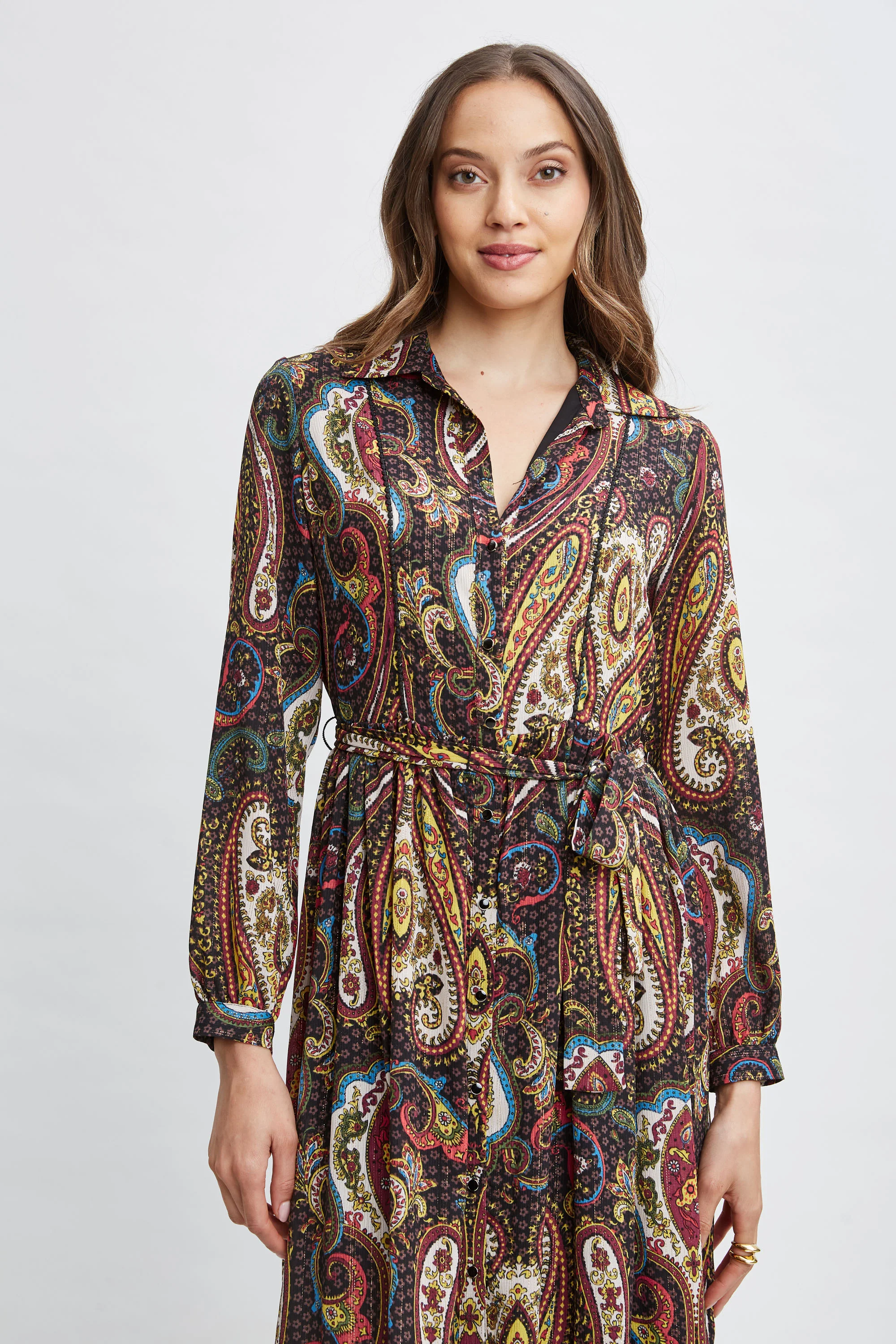 T-Tahari Paisley Midi Dress - Image 2
