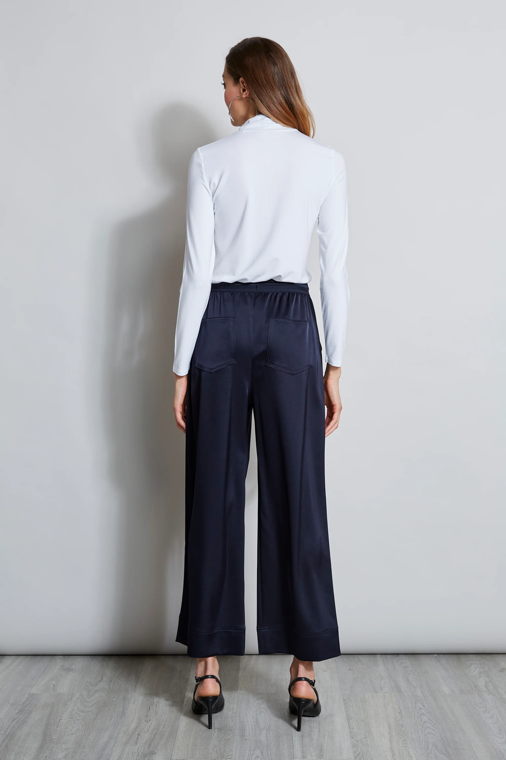 Lace Insert Turtleneck Knit - Image 3