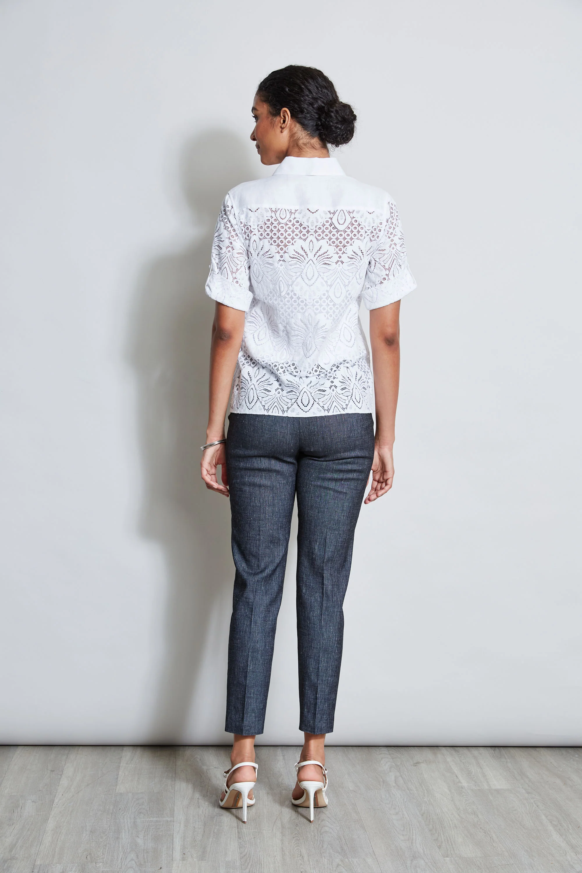 Short Sleeve Lace Utility Shirt - Image 5