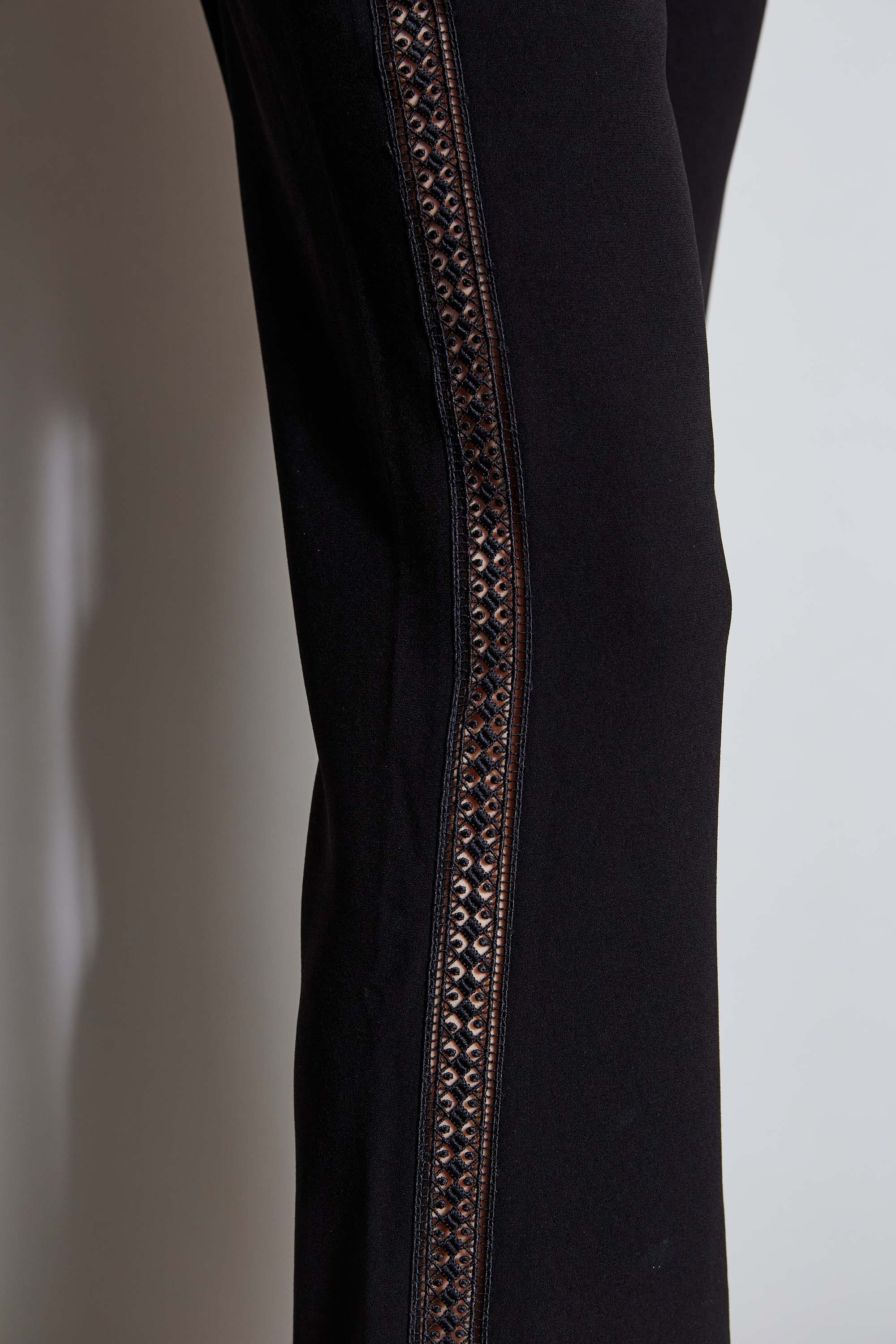 Lace Trim Fit & Flare Pant - Image 4