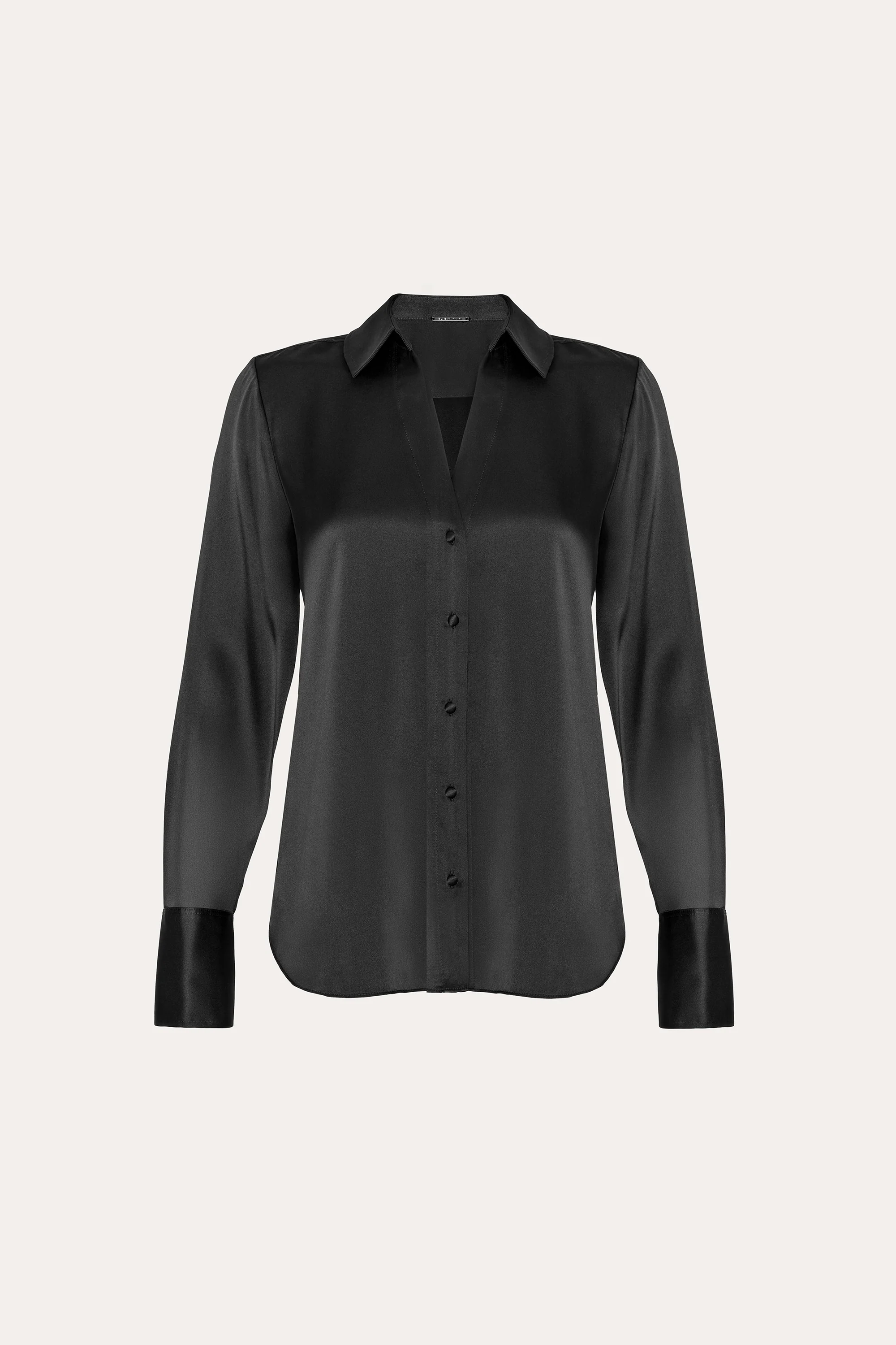Silk Satin Button Down Shirt - Image 2