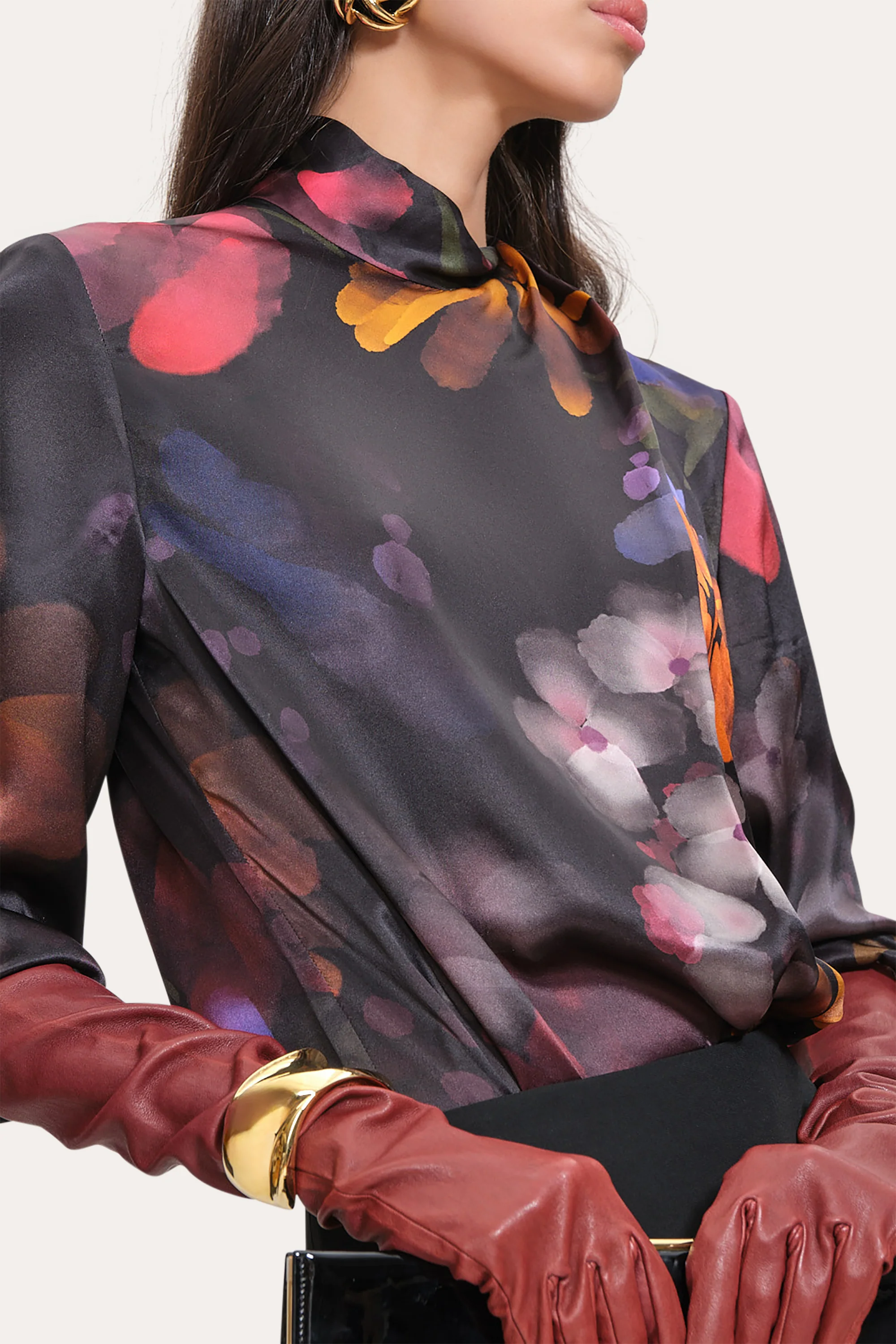 Midnight Blossom Print Top - Image 3