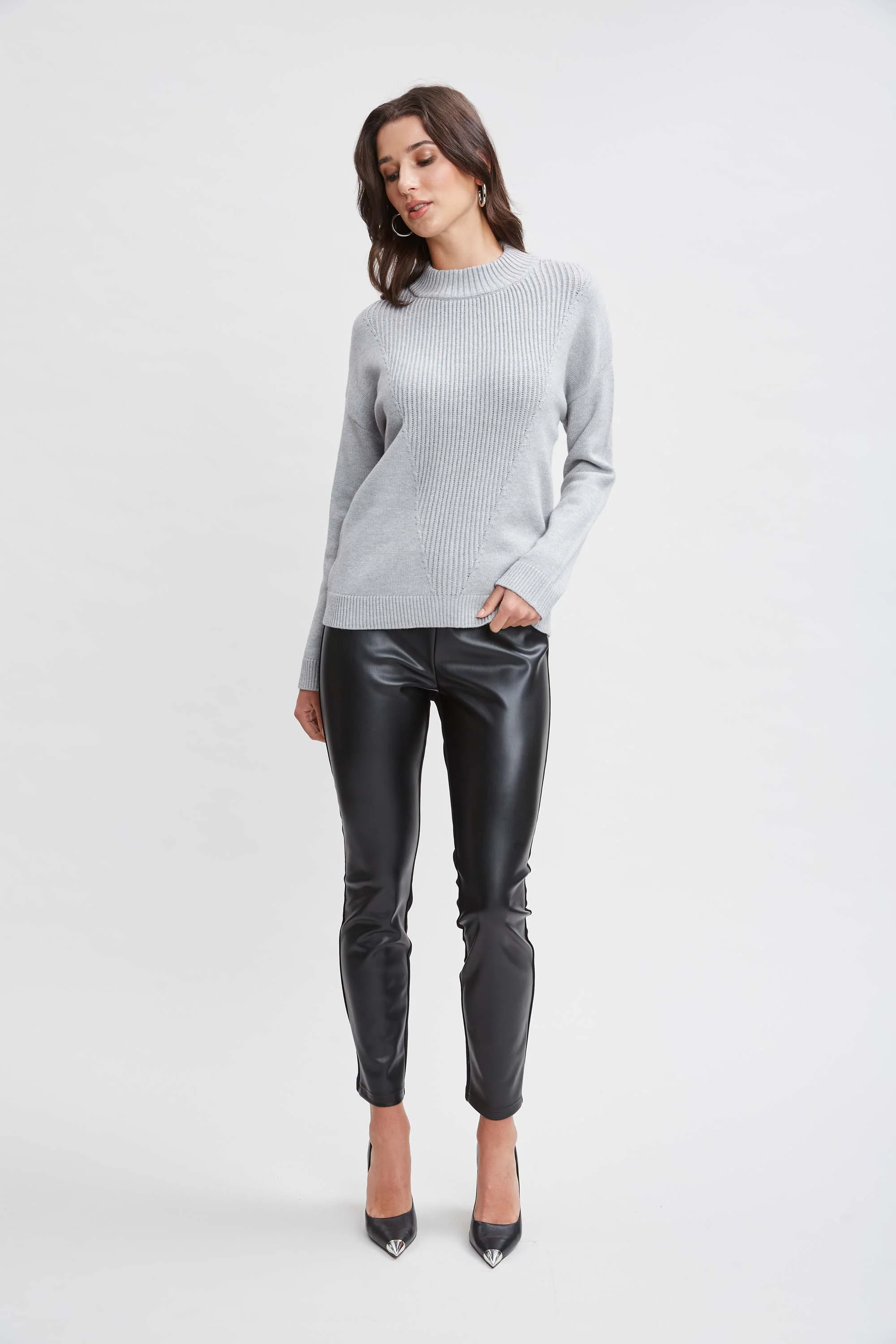 T-Tahari Vegan Leather Legging - Image 2