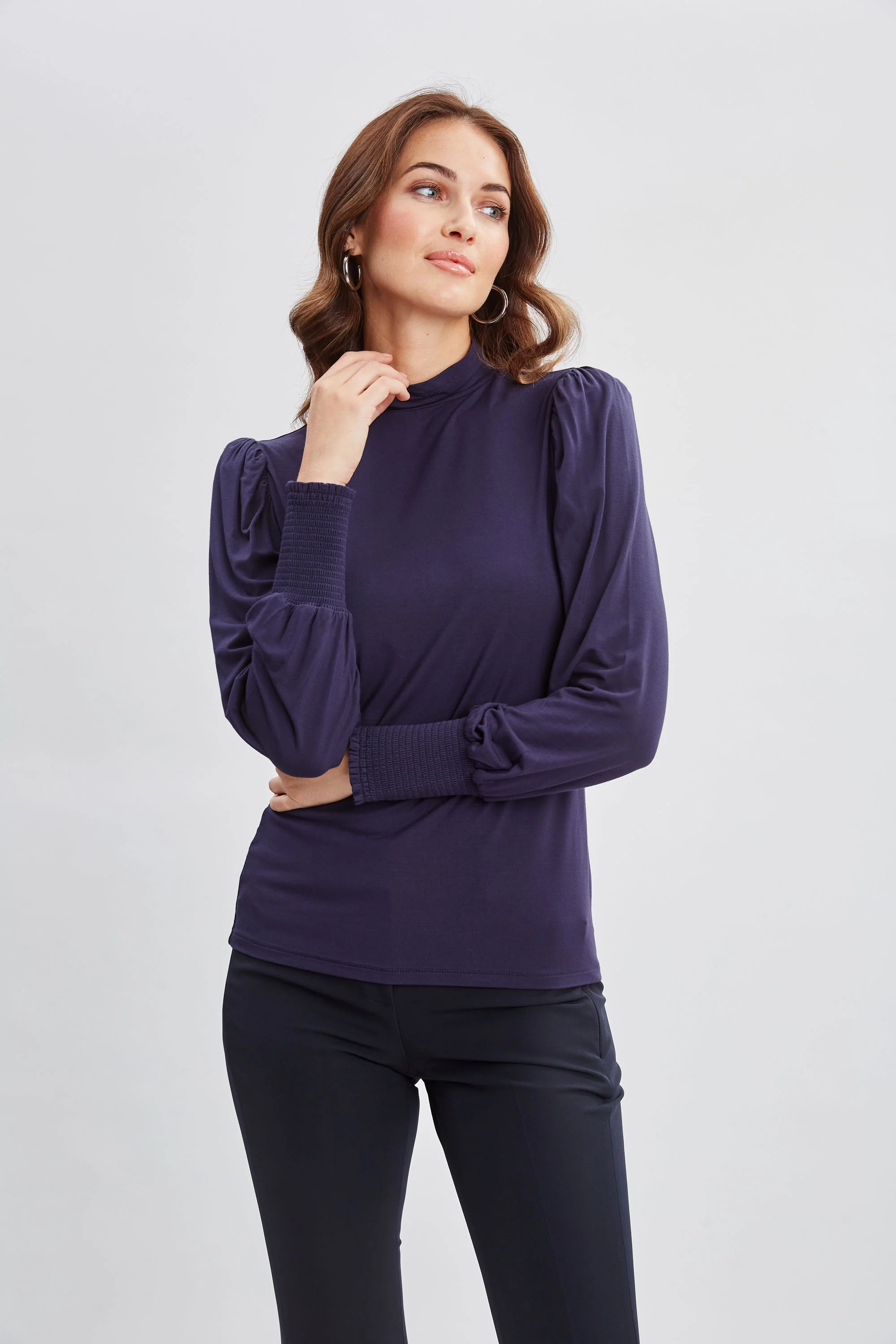 Smocked Turtleneck Knit - Image 3