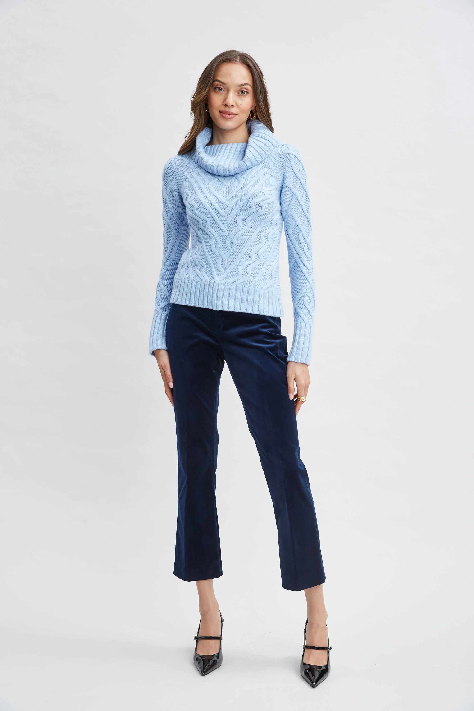 Texture Turtleneck Wool Sweater - Image 3