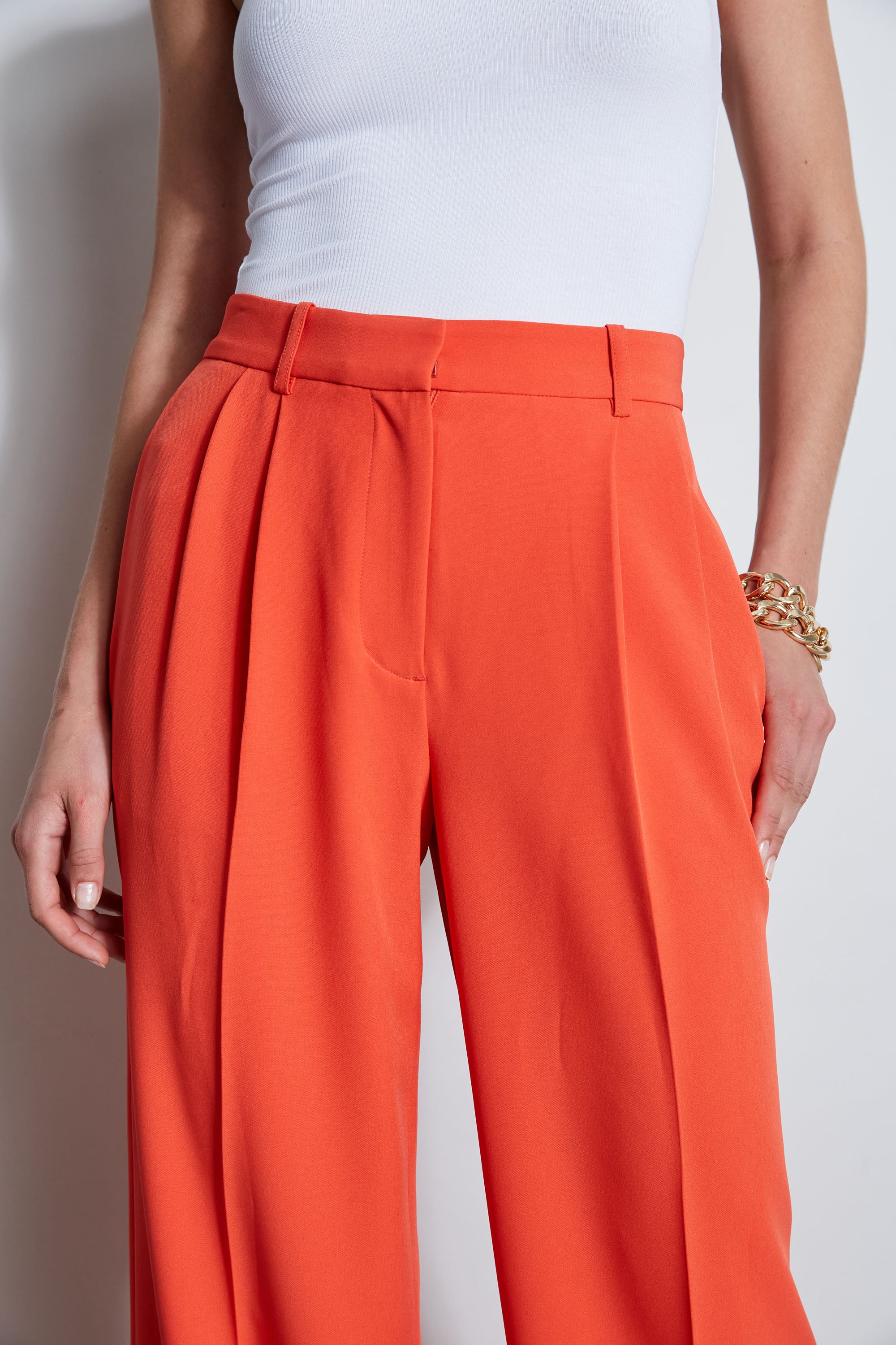 Pleated Cuffed Pant - Image 6