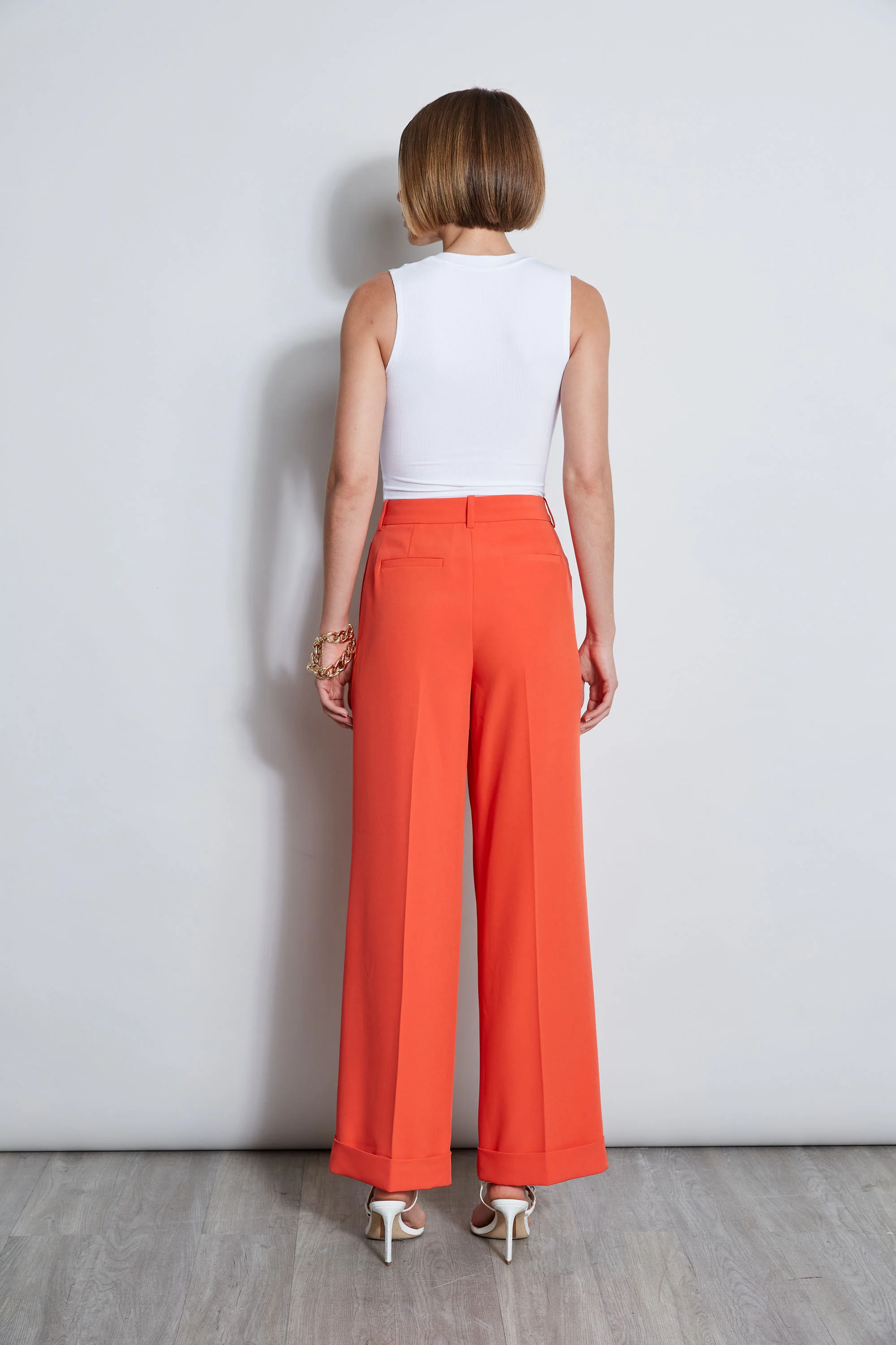 Pleated Cuffed Pant - Image 8