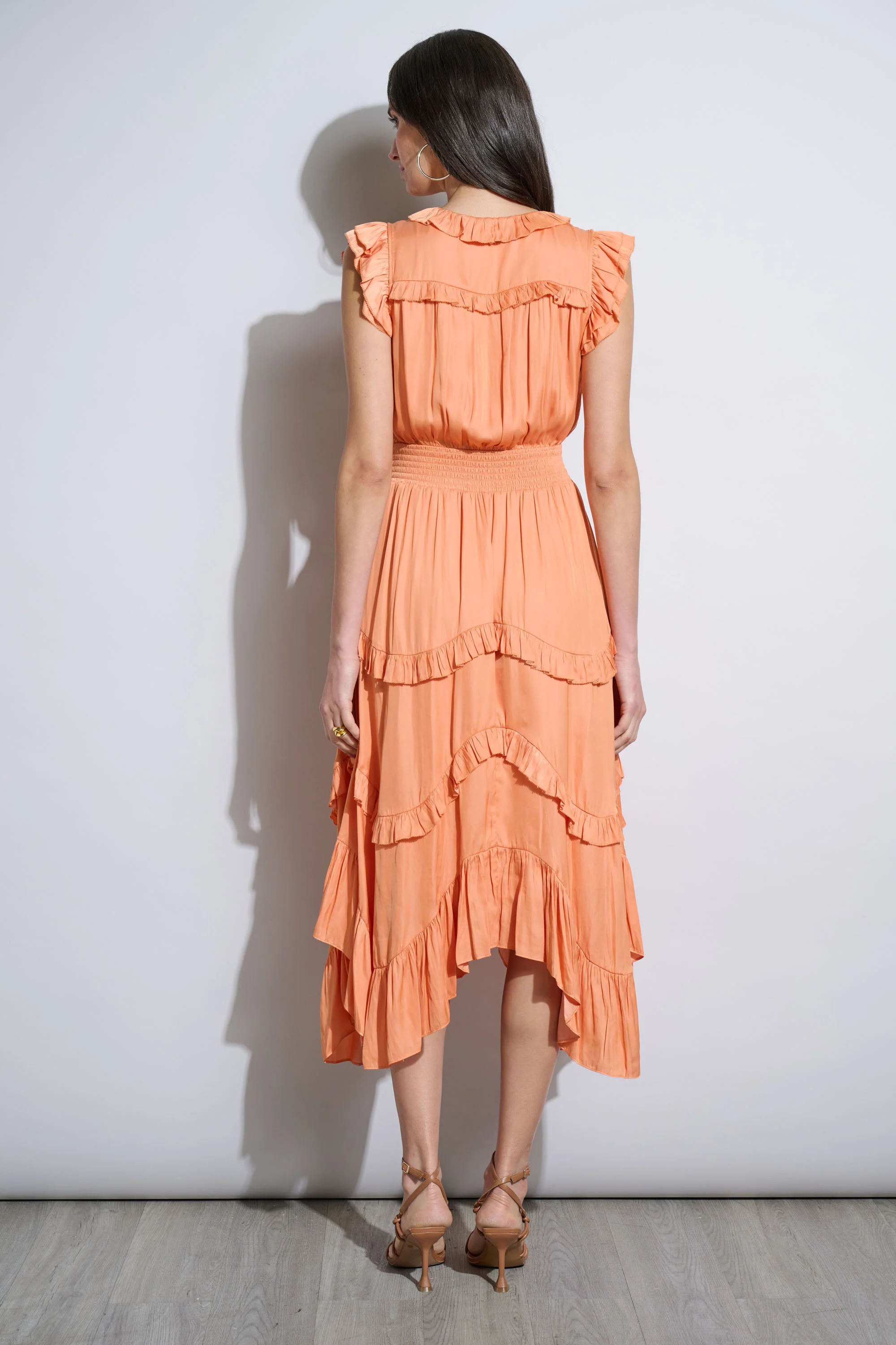 Ruffle Midi Dress - Image 5