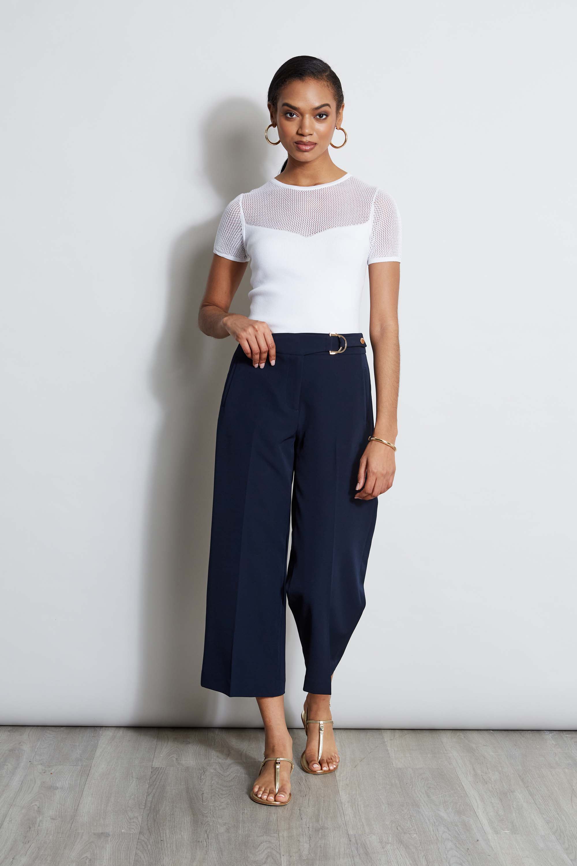 T-Tahari Cropped Wide Leg Pant - Image 4